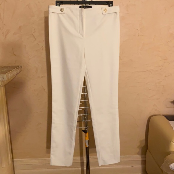 Versace Pants - Versace white pants Italian size 38 stretching